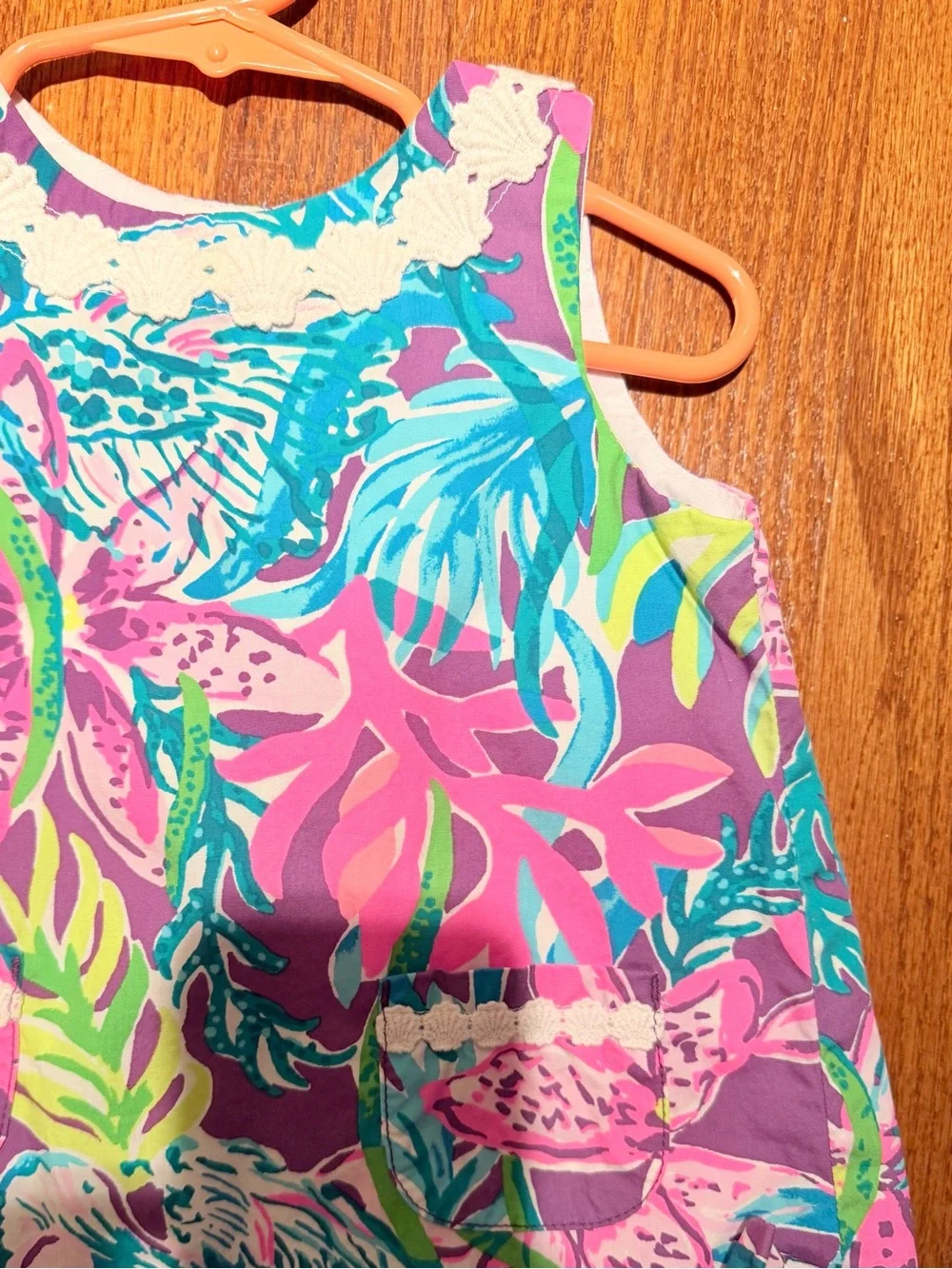 Lilly Pulitzer Girls' Tropical Floral Tunic dress & Bloomer set